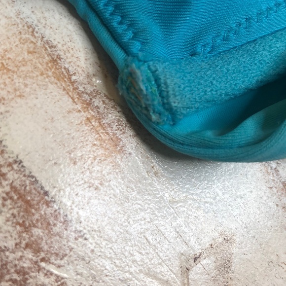 Victoria’s Secret Blue Sequined Bathing Suit Top S - Picture 6 of 9